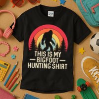 This Is My Bigfoot Hunting Squatchy Sasquatch Kids T-Shirt