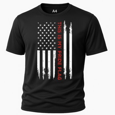 This Is My Pride Flag USA American 4th Of July Cooling Performance Crew T-Shirt