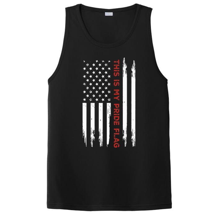 This Is My Pride Flag USA American 4th Of July PosiCharge Competitor Tank