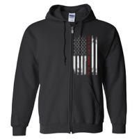 This Is My Pride Flag USA American 4th Of July Full Zip Hoodie