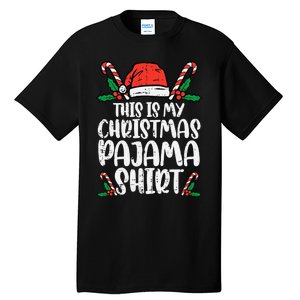 This Is My Christmas Pajama Funny Xmas PJs Tall T-Shirt