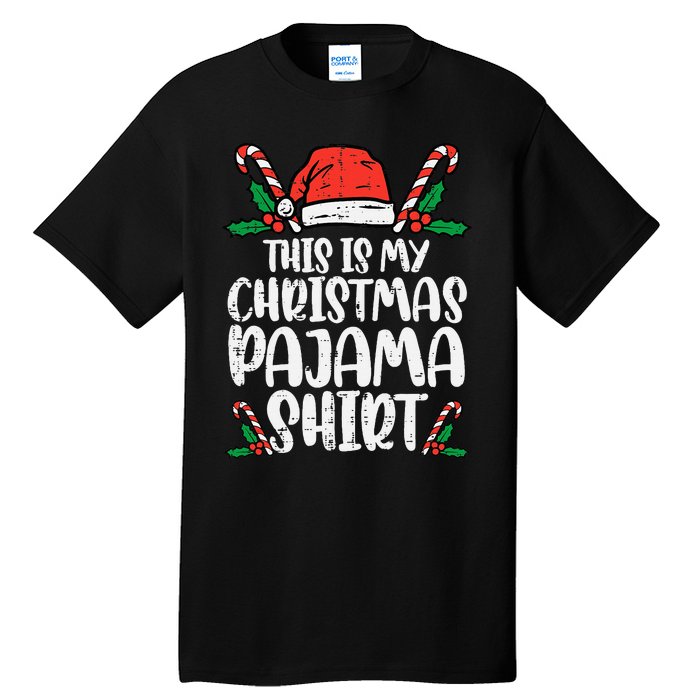 This Is My Christmas Pajama Funny Xmas PJs Tall T-Shirt