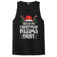 This Is My Christmas Pajama Funny Xmas PJs PosiCharge Competitor Tank