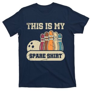 This Is My Spare Shirts Bowling Alley Gutter Pins Bowling T-Shirt