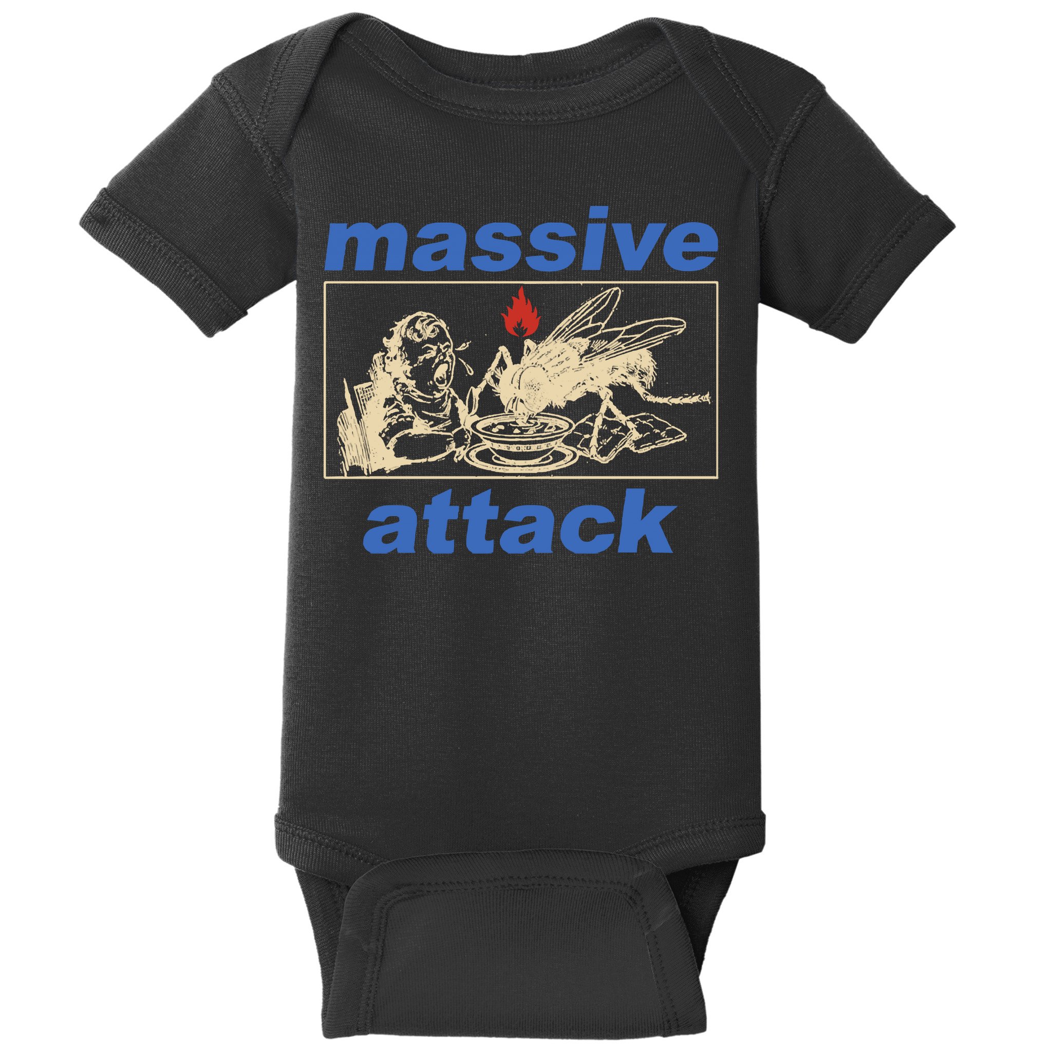 This Is Massive Attack Baby Bodysuit