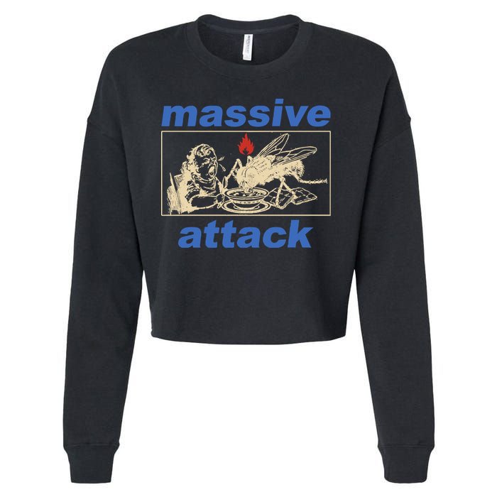 This Is Massive Attack Cropped Pullover Crew