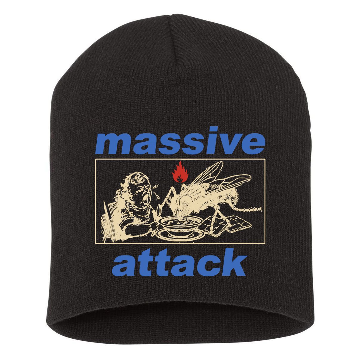This Is Massive Attack Short Acrylic Beanie
