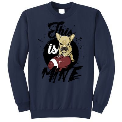 This Is Mine Cute Football Dog Sweatshirt