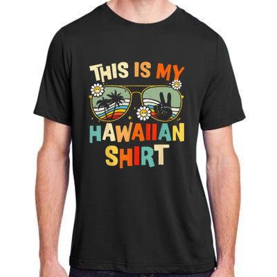 This Is My Hawaiian Tropical Luau Costume Party Hawaii Adult ChromaSoft Performance T-Shirt