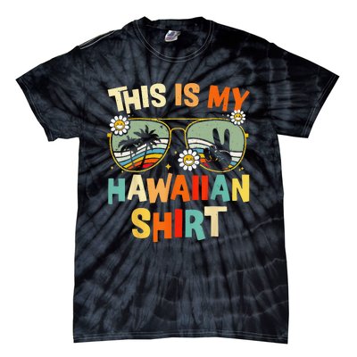 This Is My Hawaiian Tropical Luau Costume Party Hawaii Tie-Dye T-Shirt