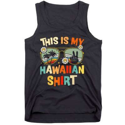 This Is My Hawaiian Tropical Luau Costume Party Hawaii Tank Top