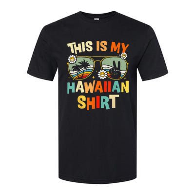 This Is My Hawaiian Tropical Luau Costume Party Hawaii Softstyle CVC T-Shirt