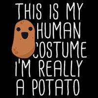 This Is My Human Costume Im Really A Potato Yam 16 in Basic Backpack
