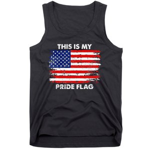 This Is My Pride Flag USA American 4th Of July Patriotic Tank Top