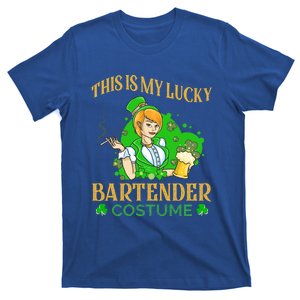 This Is My Lucky Bartender Costume Funny St Patrick Day Gift T-Shirt