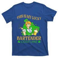 This Is My Lucky Bartender Costume Funny St Patrick Day Gift T-Shirt