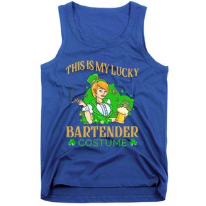 This Is My Lucky Bartender Costume Funny St Patrick Day Gift Tank Top