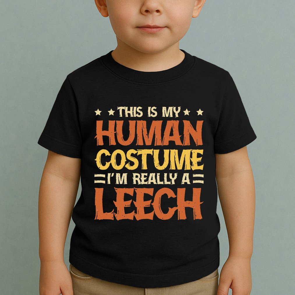 This Is My Human Costume IM Really A Leech Toddler T-Shirt
