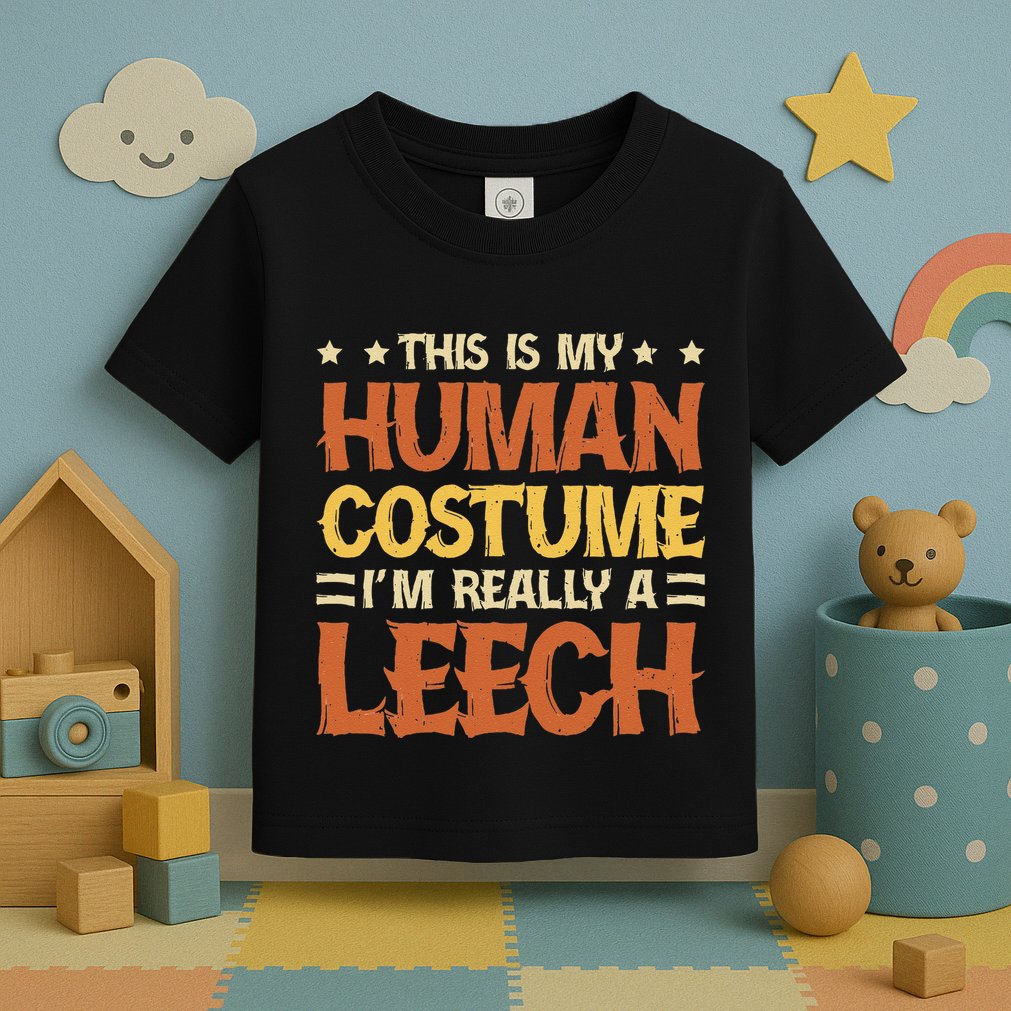 This Is My Human Costume IM Really A Leech Toddler T-Shirt