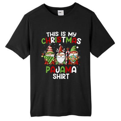 This Is My Christmas Pajama Gnomies Gnome Xmas Holiday Tall Fusion ChromaSoft Performance T-Shirt