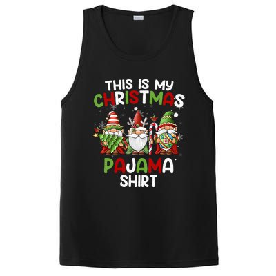 This Is My Christmas Pajama Gnomies Gnome Xmas Holiday PosiCharge Competitor Tank