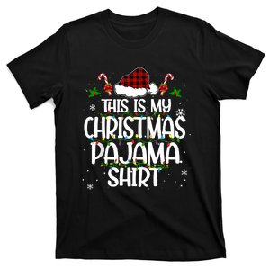 This Is My Christmas Pajama Funny Xmas Pjs T-Shirt