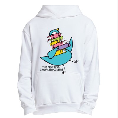 This Is My Book Character Costume Funny Pigeon Reading Trending Design Urban Pullover Hoodie