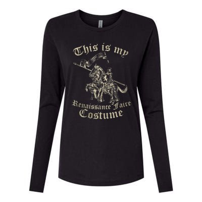 This Is My Renaissance Faire Costume Funny Womens Cotton Relaxed Long Sleeve T-Shirt