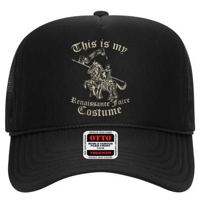 This Is My Renaissance Faire Costume Funny High Crown Mesh Back Trucker Hat