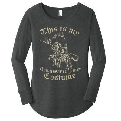 This Is My Renaissance Faire Costume Funny Women's Perfect Tri Tunic Long Sleeve Shirt