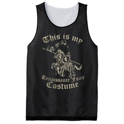 This Is My Renaissance Faire Costume Funny Mesh Reversible Basketball Jersey Tank