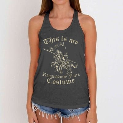 This Is My Renaissance Faire Costume Funny Women's Knotted Racerback Tank