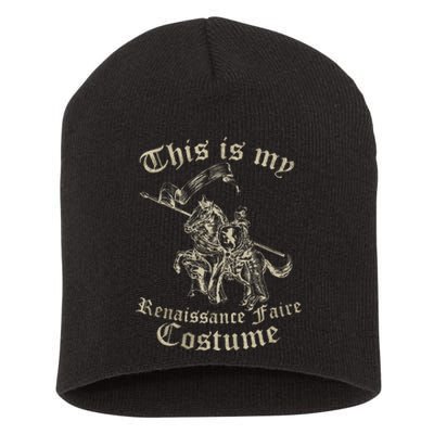 This Is My Renaissance Faire Costume Funny Short Acrylic Beanie