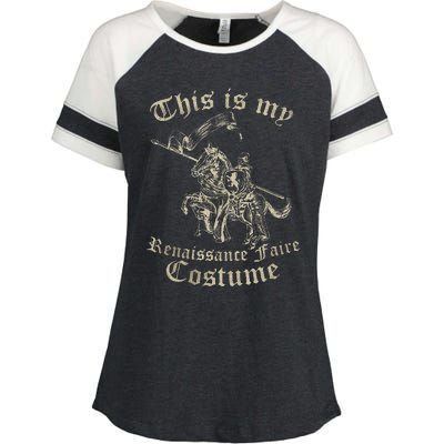 This Is My Renaissance Faire Costume Funny Enza Ladies Jersey Colorblock Tee