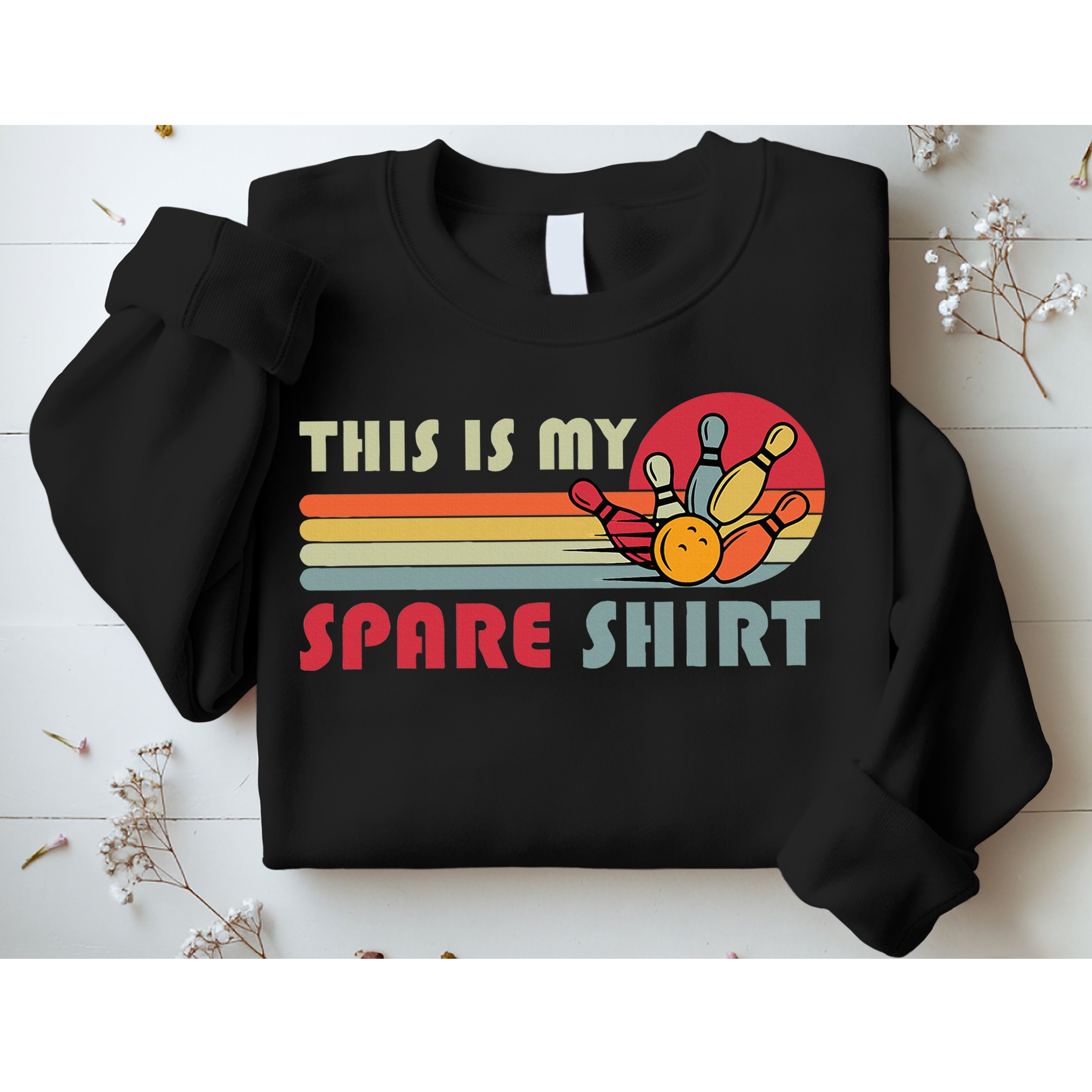 This Is My Spare Bowling Bowler Funny Team Sweatshirt