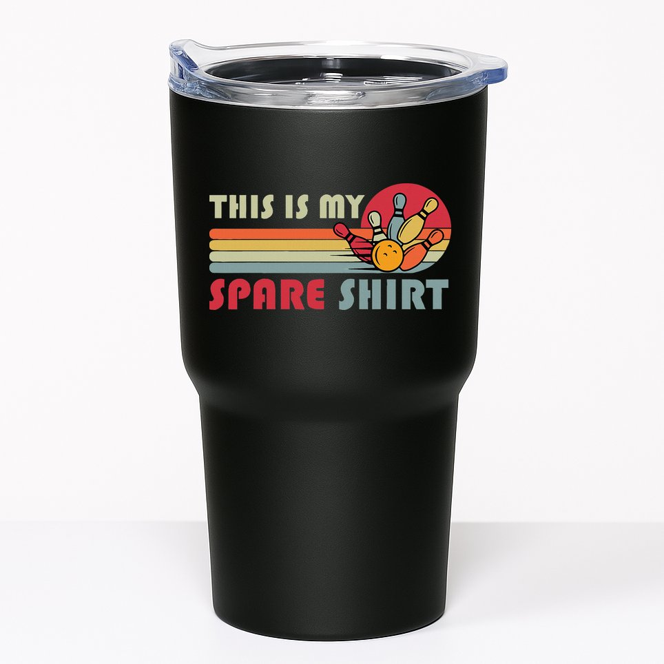 This Is My Spare Bowling Bowler Funny Team Tumbler