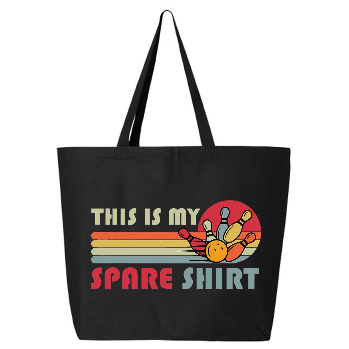 This Is My Spare Bowling Bowler Funny Team 25L Jumbo Tote
