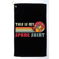 This Is My Spare Bowling Bowler Funny Team Golf Towel