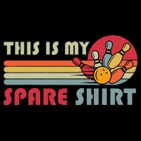 This Is My Spare Bowling Bowler Funny Team Toddler T-Shirt