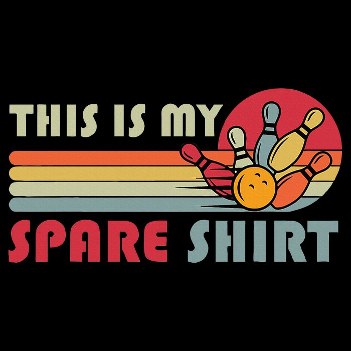This Is My Spare Bowling Bowler Funny Team Toddler T-Shirt