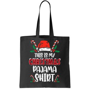 This Is My Christmas Pajama Funny Xmas PJs Tote Bag