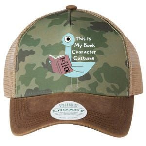 This Is My Book Character Costume Funny Pigeon Reading Legacy Tie Dye Trucker Hat