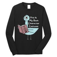 This Is My Book Character Costume Funny Pigeon Reading Long Sleeve Shirt