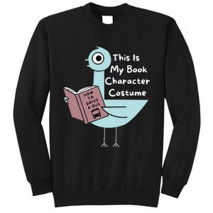 This Is My Book Character Costume Funny Pigeon Reading Sweatshirt