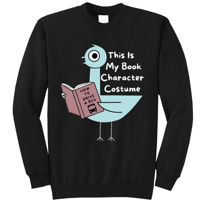 This Is My Book Character Costume Funny Pigeon Reading Sweatshirt