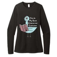 This Is My Book Character Costume Funny Pigeon Reading Womens CVC Long Sleeve Shirt