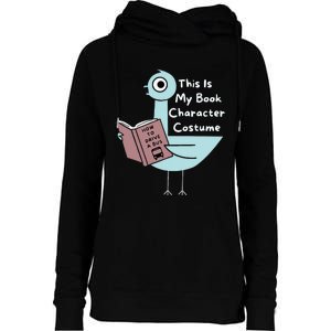 This Is My Book Character Costume Funny Pigeon Reading Womens Funnel Neck Pullover Hood