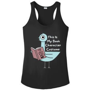 This Is My Book Character Costume Funny Pigeon Reading Ladies PosiCharge Competitor Racerback Tank