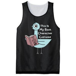 This Is My Book Character Costume Funny Pigeon Reading Mesh Reversible Basketball Jersey Tank