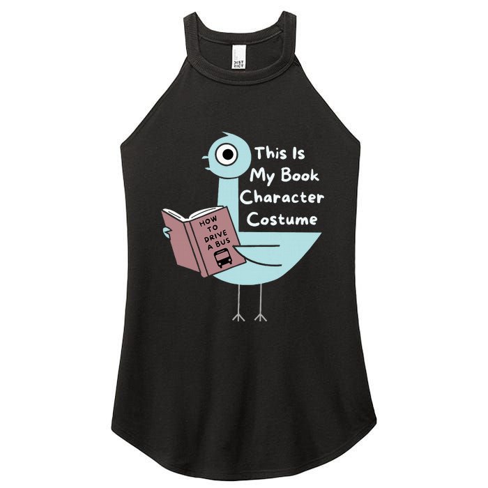 This Is My Book Character Costume Funny Pigeon Reading Women's Perfect Tri Rocker Tank